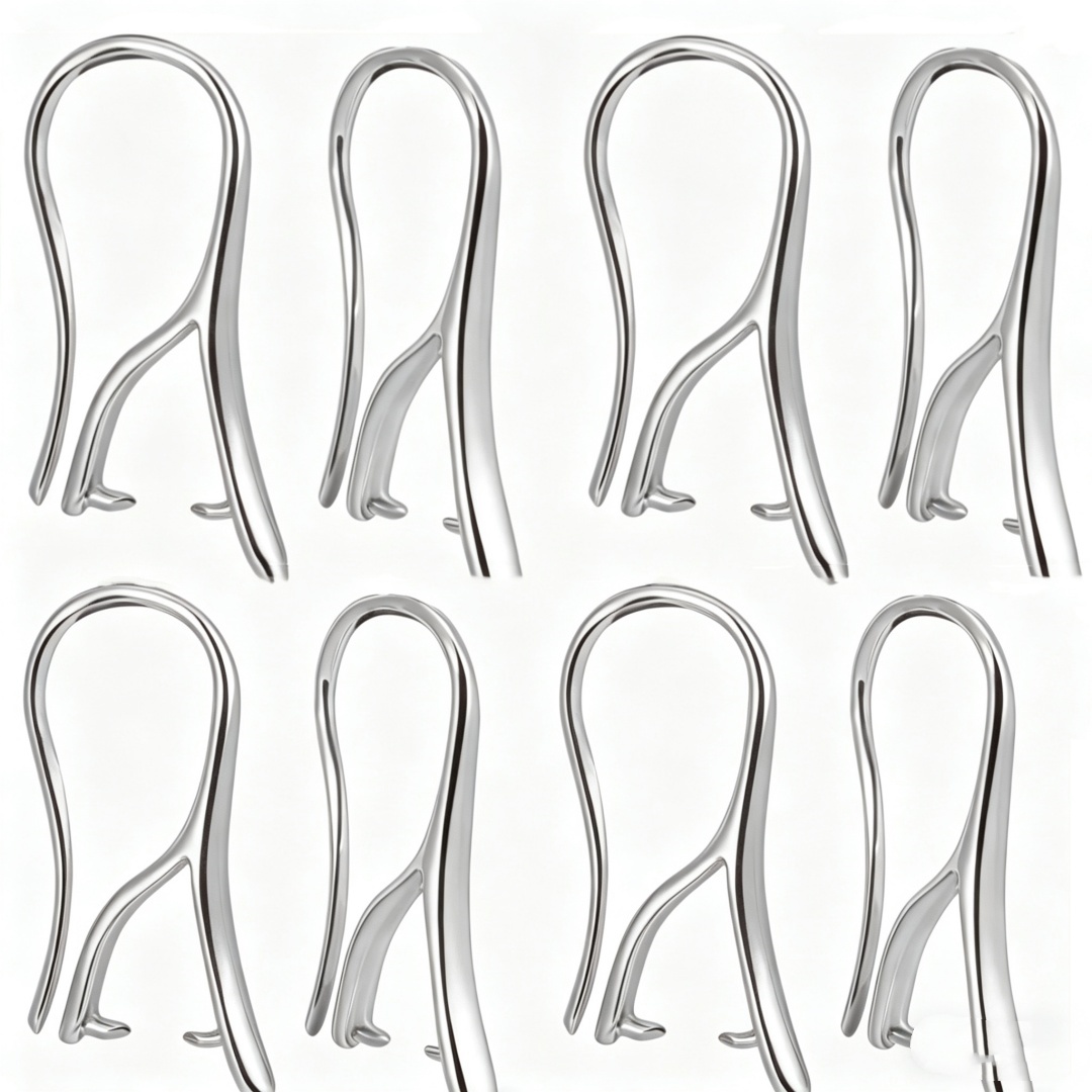 Jewelry Making Parts - 10/30 Peças Brancas com Ganchos de