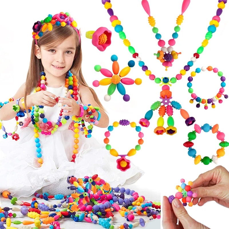 Jewelry Making 4 Year Old - 188-608 pçs pop contas crianças meninas