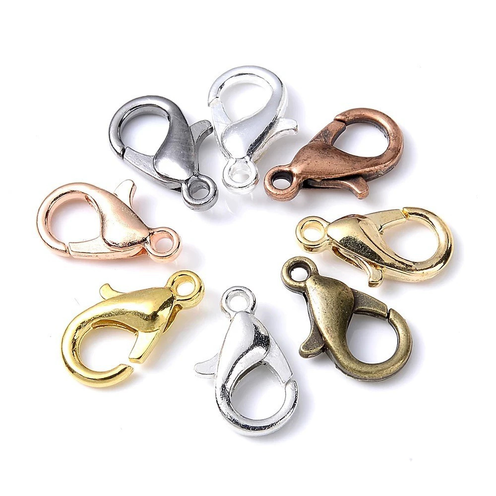 Jewelry Making Metal - 100 peças de Fechos de Lagosta