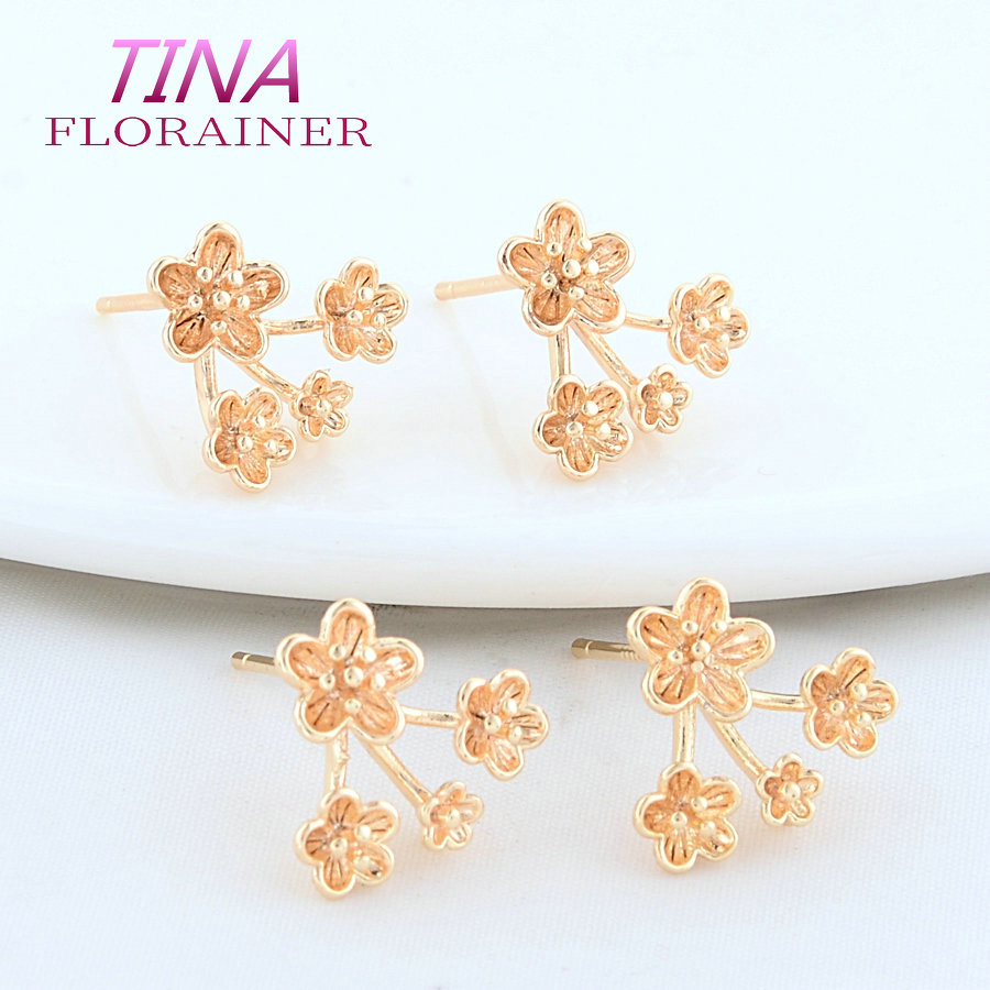 Jewelry Making Set - 13*14mm 18k cor de ouro banhado