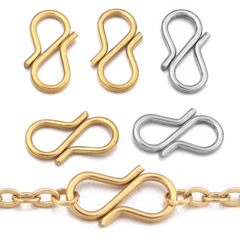 Jewelry Making Material - 30 peças de fechos em forma