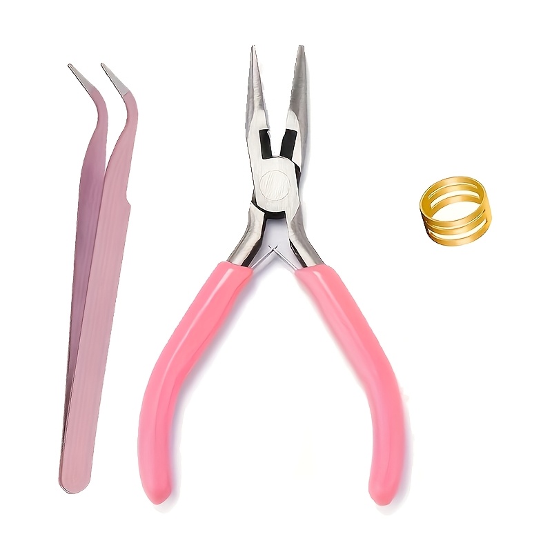 Jewelry Making Ring Tool - 3 peças incluem alicate de ponta
