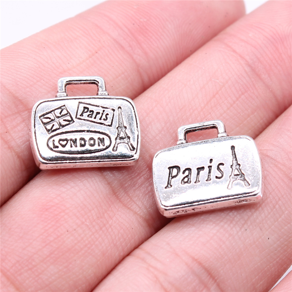 Jewelry Making Paris - Wysiwyg 5 peças 16x14mm cor prata