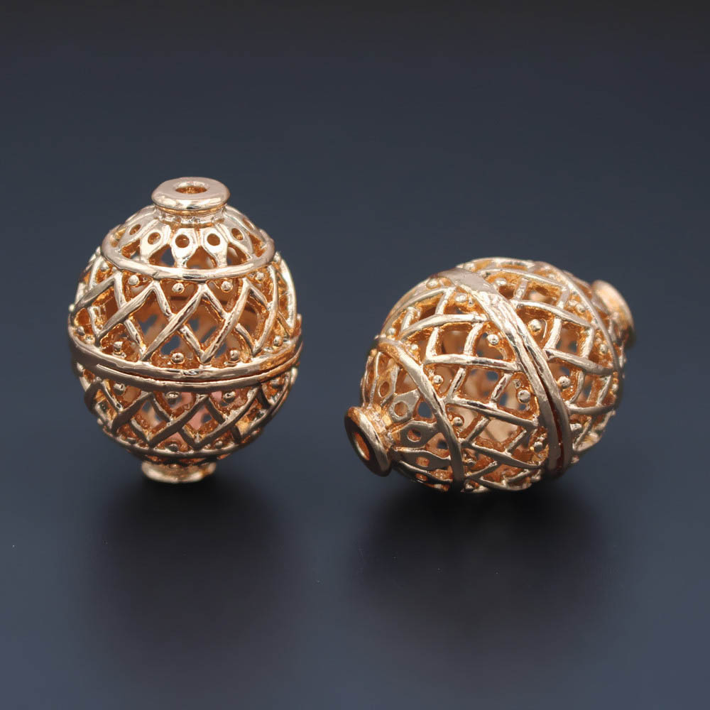 Jewelry Making Dubai - 10 peças de Contas Espaçadoras Ocas