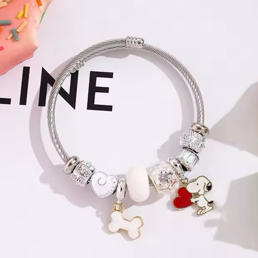 Jewelry Making Parts - Pulseira de Contas com Design de