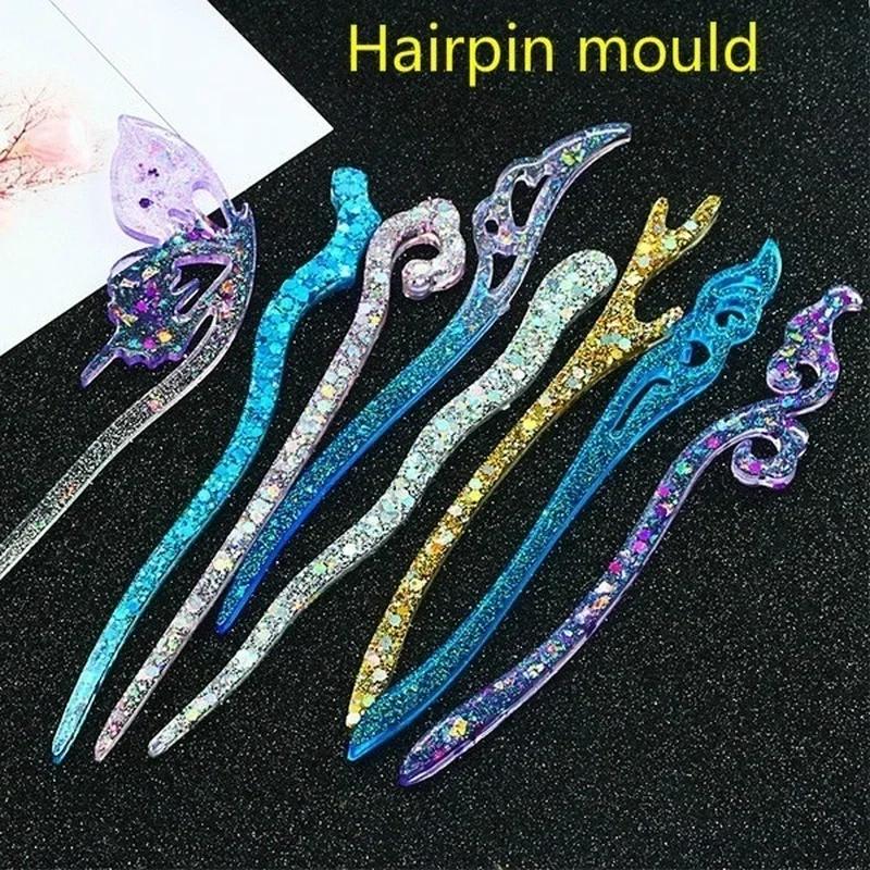 Jewelry Making For Adults - Novo transparente hairpin silicone molde especial