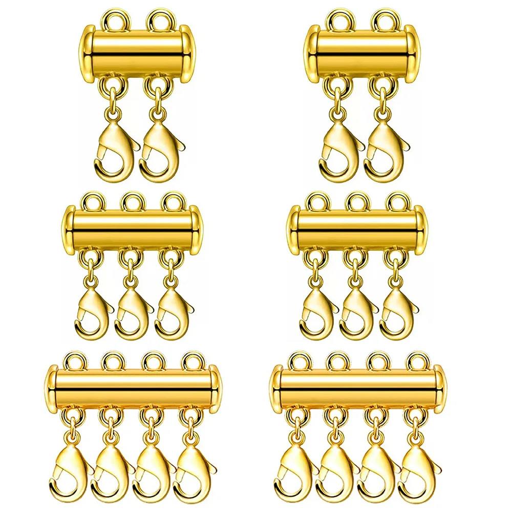 Jewelry Making Metal - 2 pçs multi fio colar camada