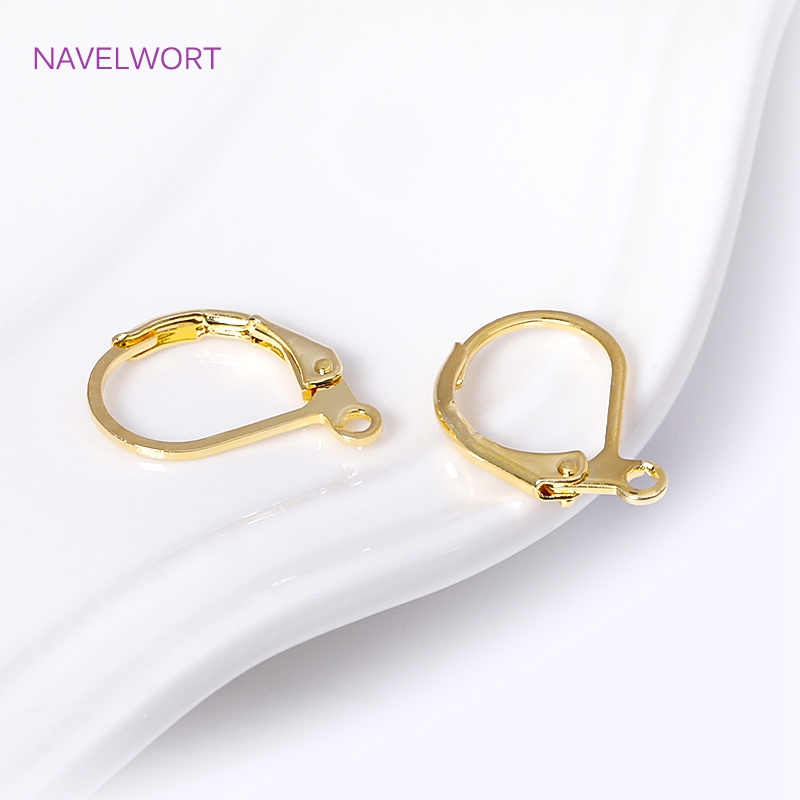 Jewelry Making Ring Tool - Moda francesa brinco alavanca-traseira earwires 18k