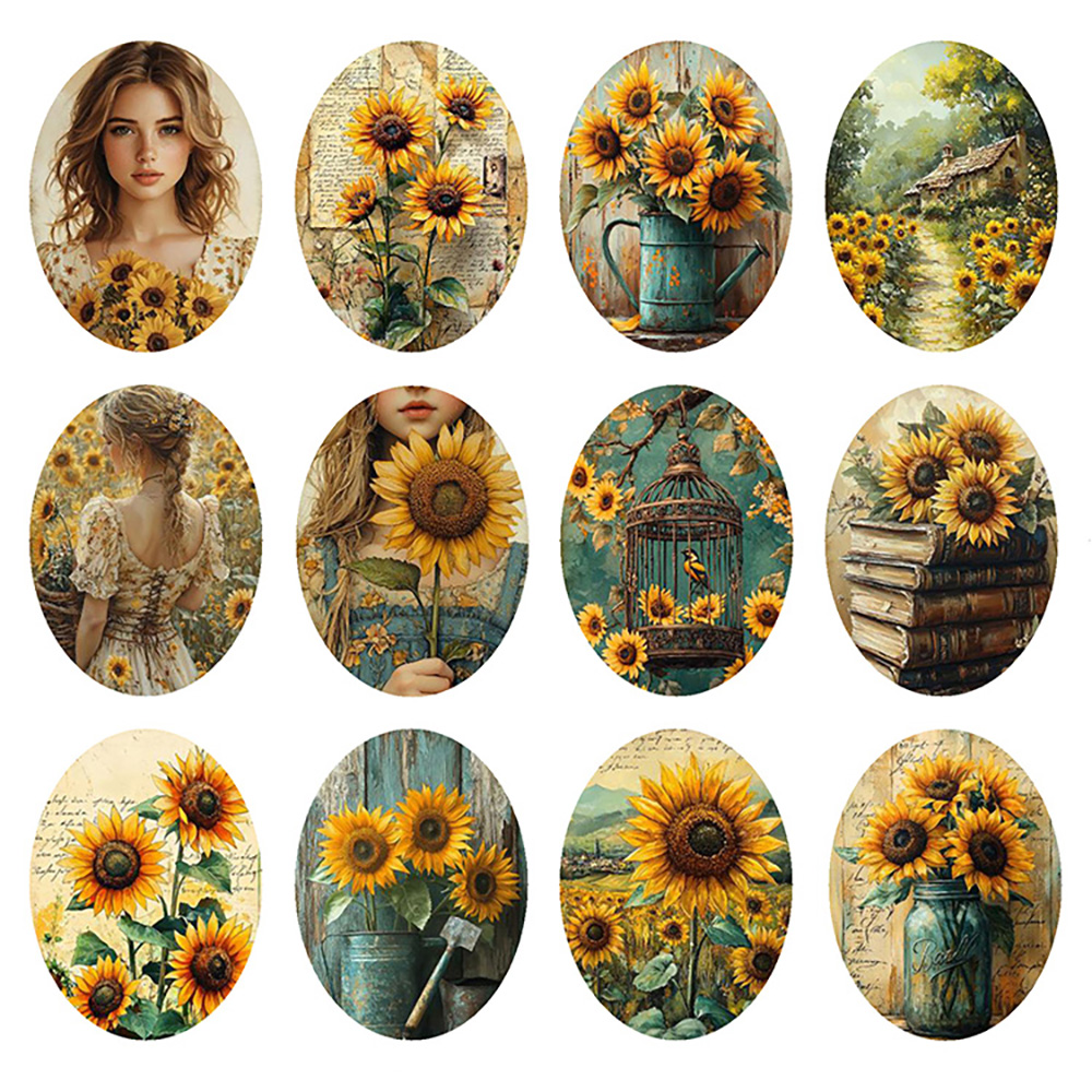 Jewelry Making Books - Cabochão de Vidro com Fundo Plano,