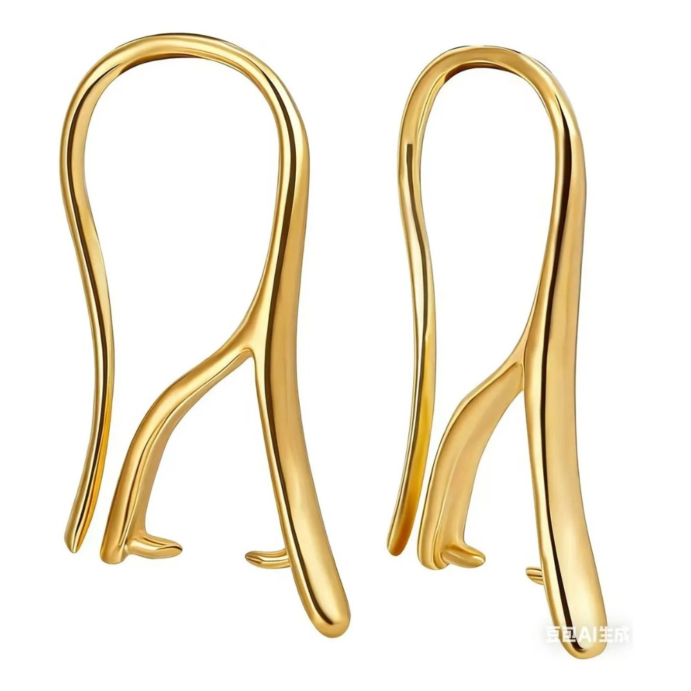 10/30 Peças Brancas com Gancho - Jewelry Making Parts avaliação e preço