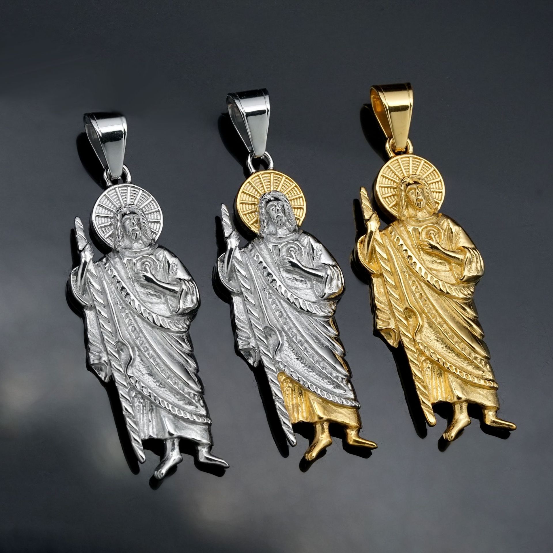 Colar com pingentes de aço ino - Jewelry Making Singapore avaliação e preço