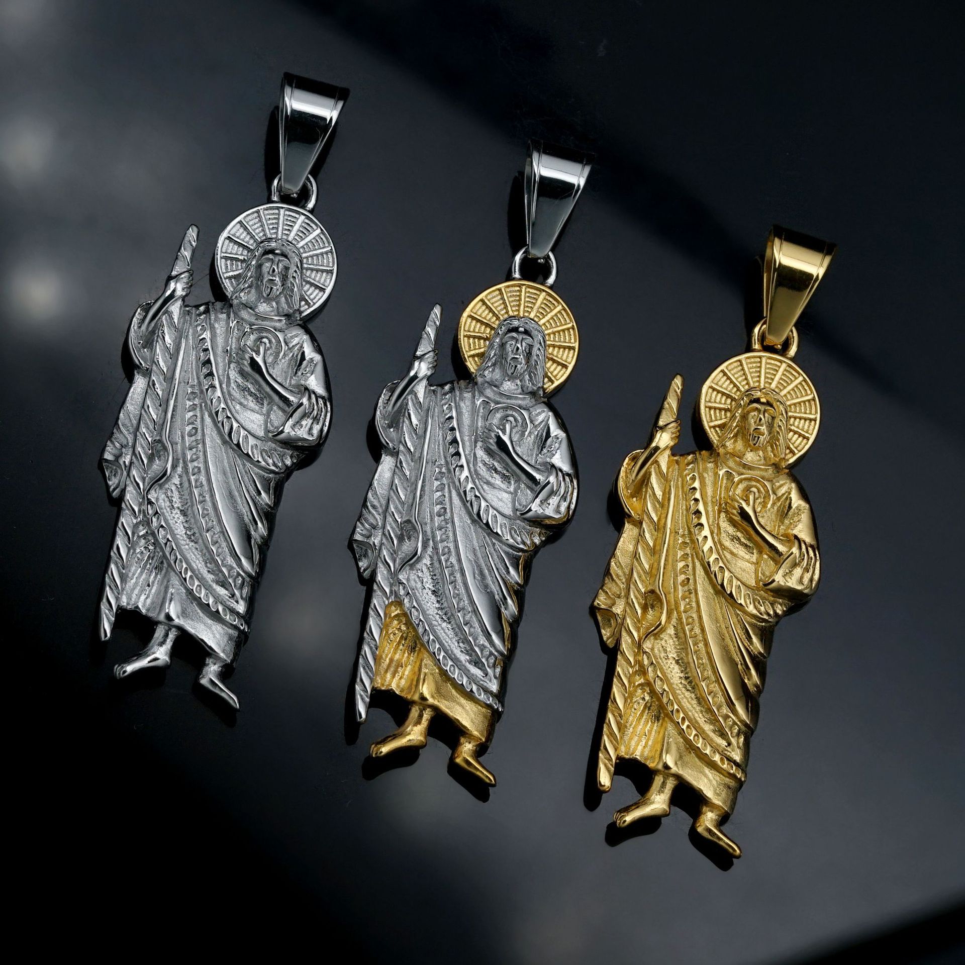 Colar com pingentes de aço ino - Jewelry Making Singapore avaliação e preço