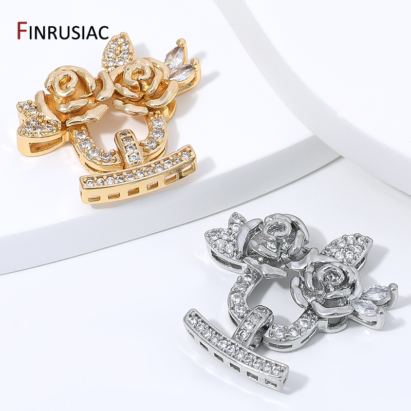 Fechos de Flor de Zircônia em  - Jewelry Making Beads avaliação e preço