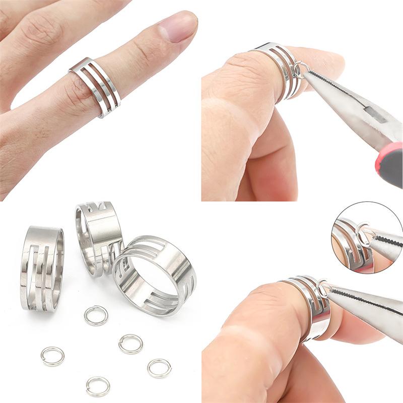 Novo Anel de Dedo Aberto e Fec - Jewelry Making Ring Tool avaliação e preço