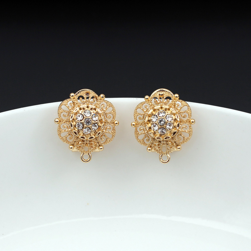 10 pares de brincos de flor co - Jewelry Making Dubai avaliação e preço