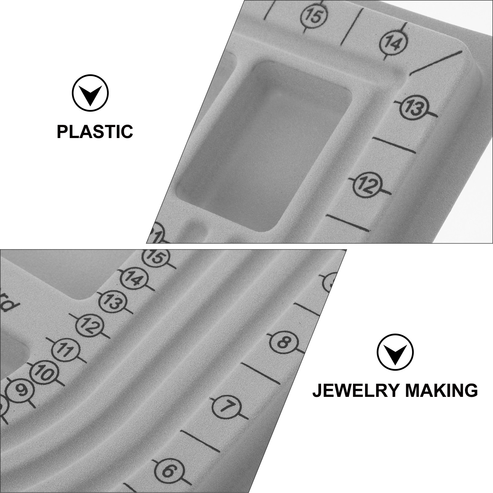 2 Peças de Tabuleiros para Des - Jewelry Making Beads avaliação e preço