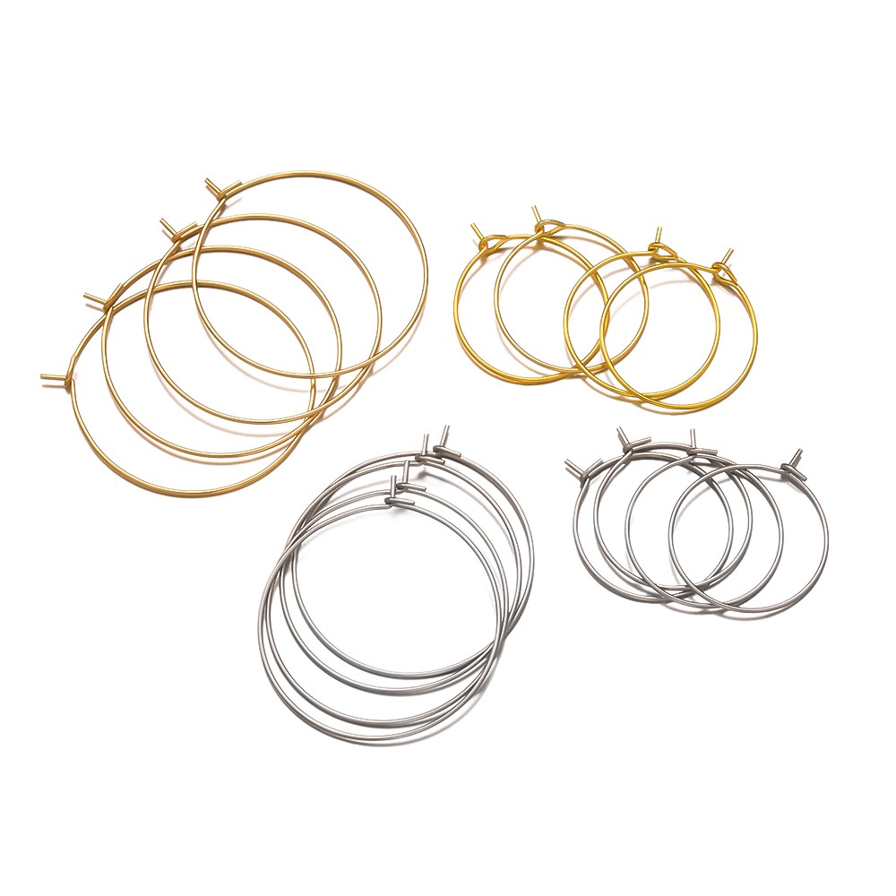 50 Peças de Brincos de Argola  - Jewelry Making Silver avaliação e preço