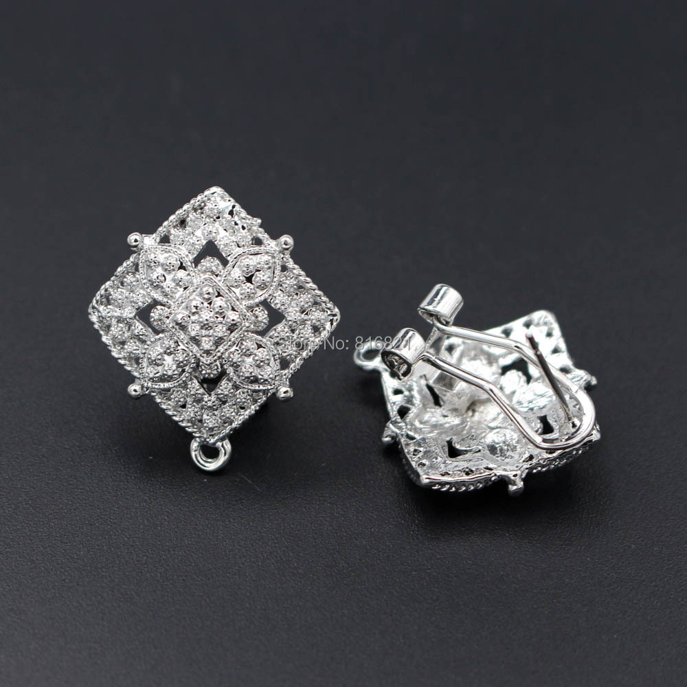 Brincos de ouro Post com Loop  - Jewelry Making Dubai avaliação e preço