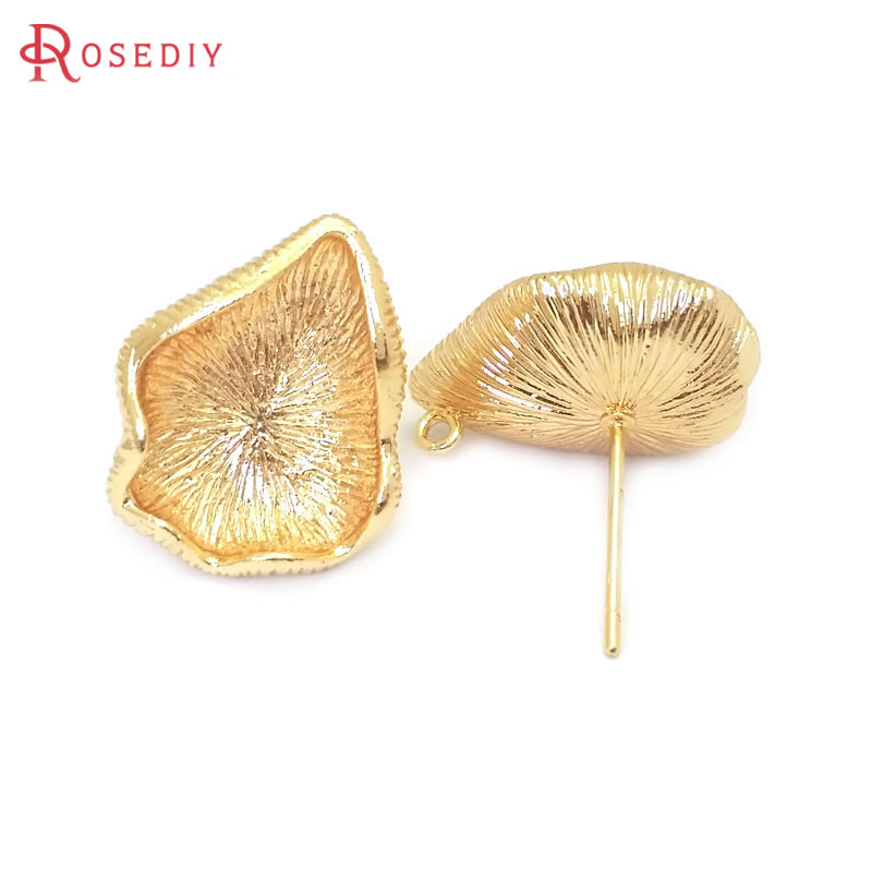 18K Gold Color Brass Lotus Lea - Jewelry Making Set avaliação e preço