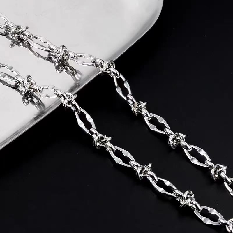 Asonsteel 8mm de largura corre - Jewelry Making Singapore avaliação e preço