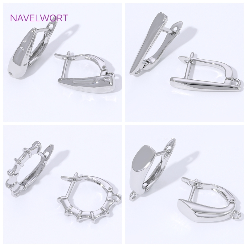 Ganchos de brinco lisos banhad - Jewelry Making Set avaliação e preço