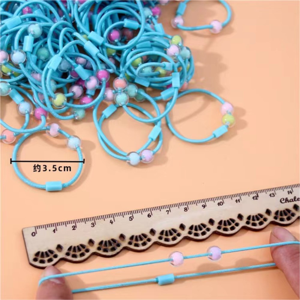 50 pçs bonito elástico laços d - Jewelry Making 4 Year Old avaliação e preço