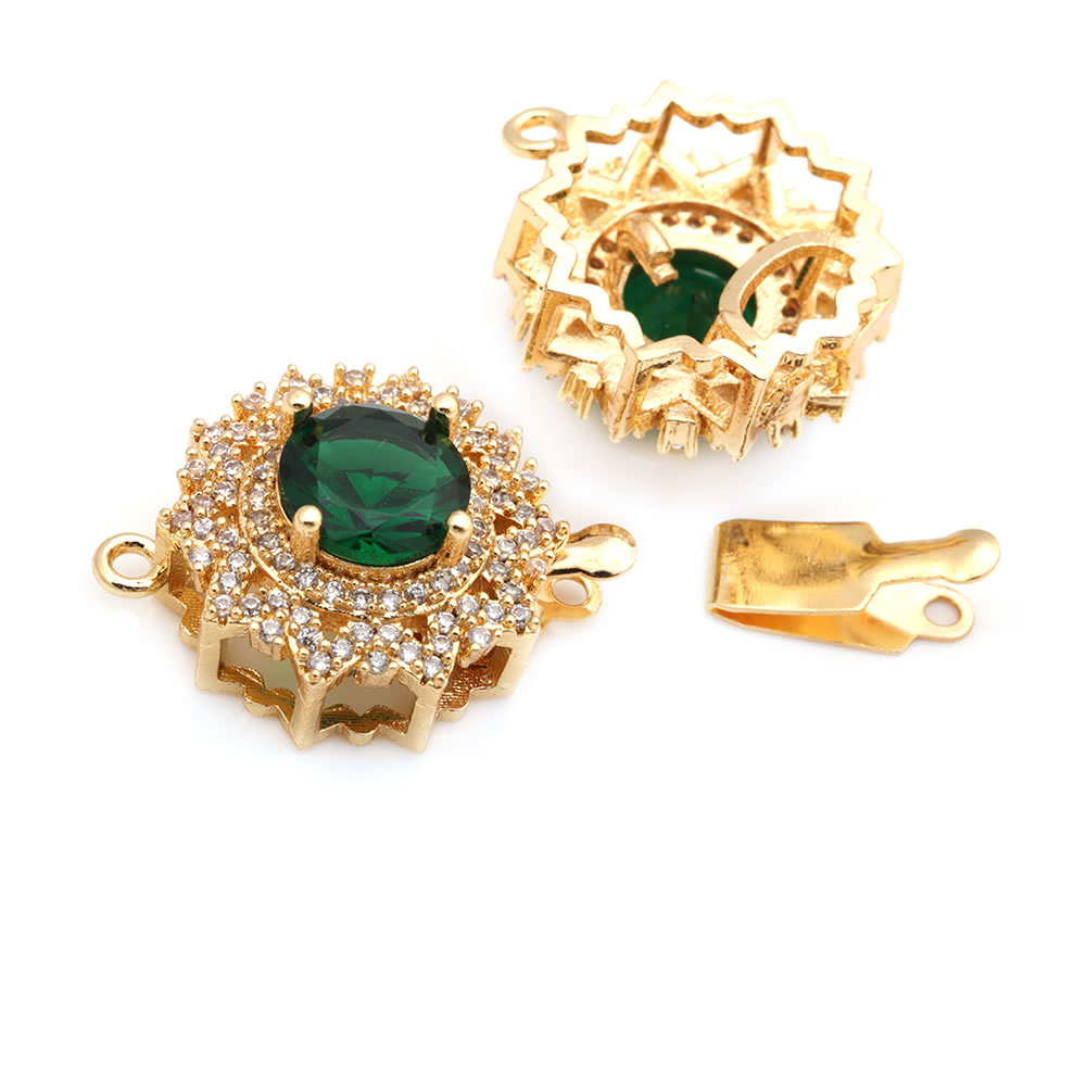 18k cor ouro latão e zircão co - Jewelry Making Set avaliação e preço
