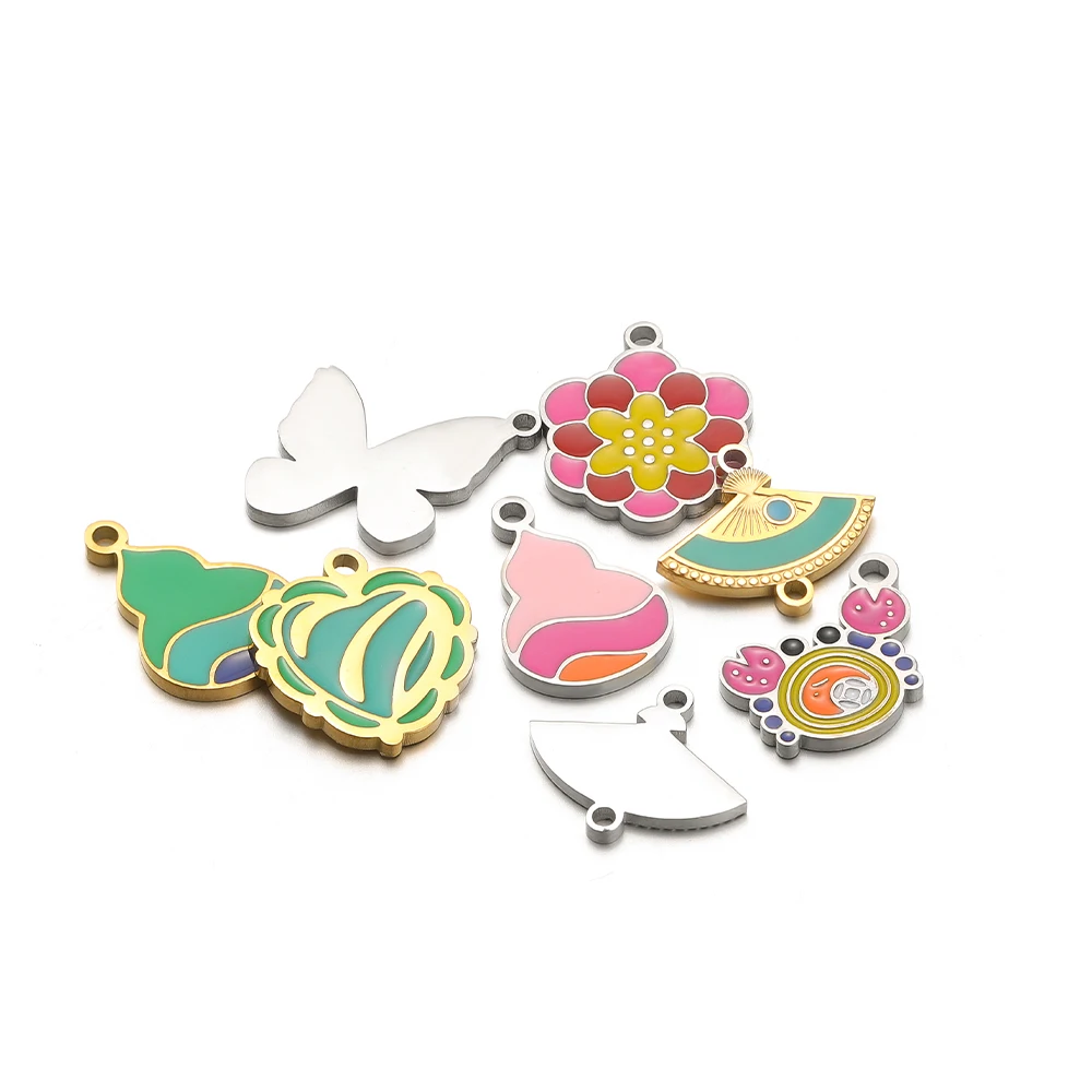 5 pçs de aço inoxidável lótus  - Jewelry Making 4 Year Old avaliação e preço