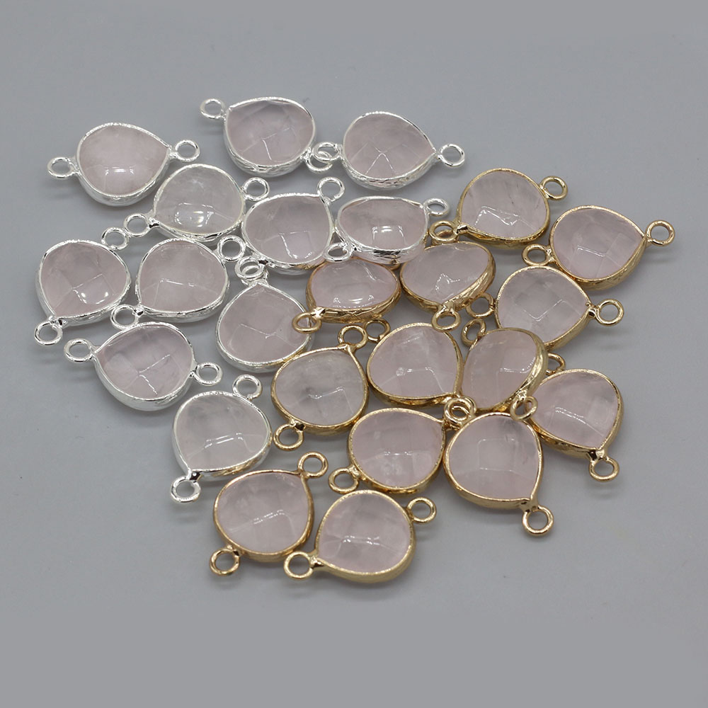 2 pçs conectores de pedra natu - Jewelry Making For Adults avaliação e preço