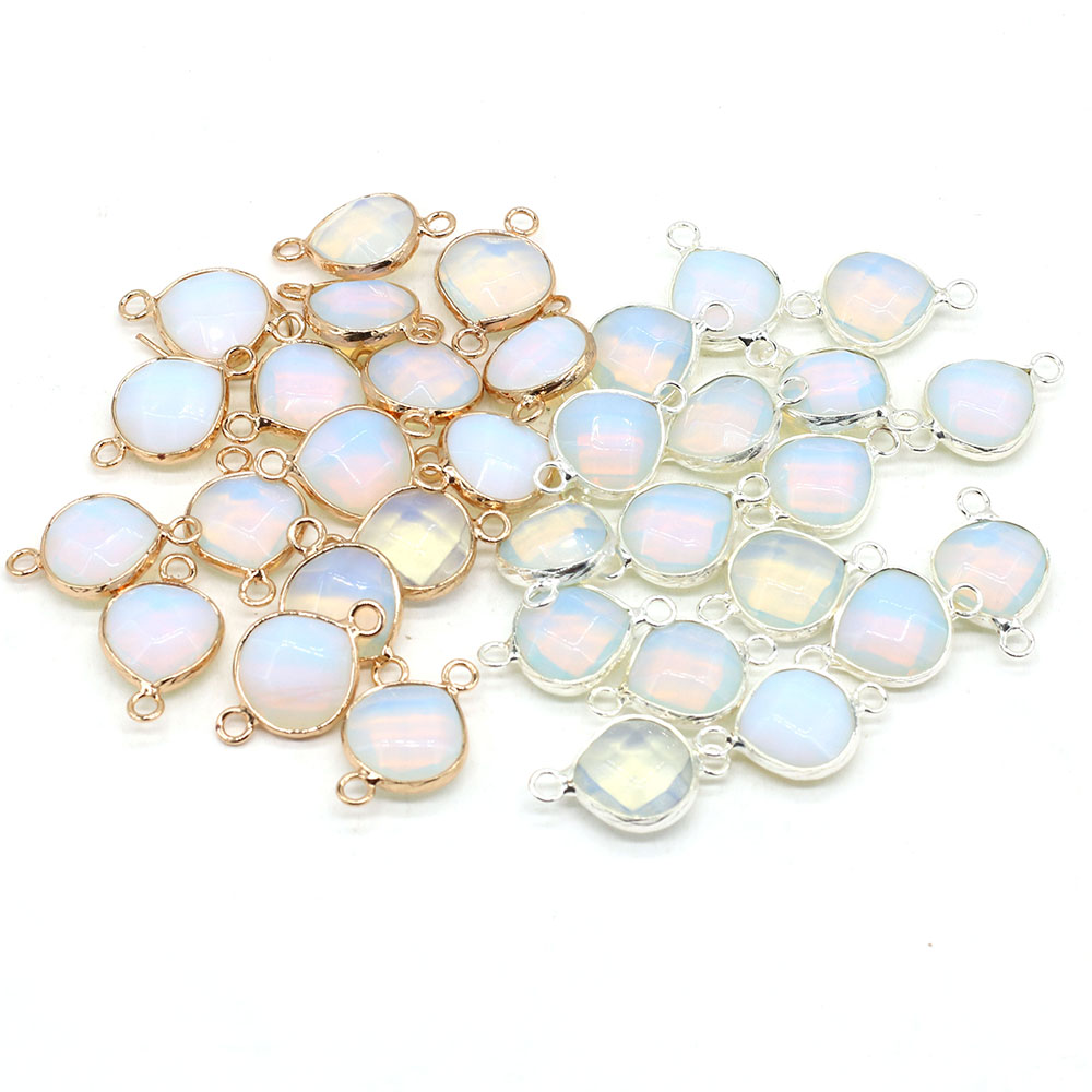 2 pçs conectores de pedra natu - Jewelry Making For Adults avaliação e preço