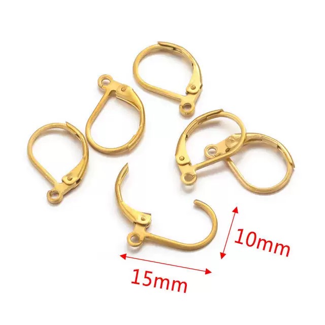 Gancho de Orelha Hipoalergênic - Jewelry Making Silver avaliação e preço