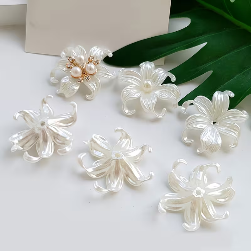 20 peças de Contas de Flor Íri - Jewelry Making For Adults avaliação e preço