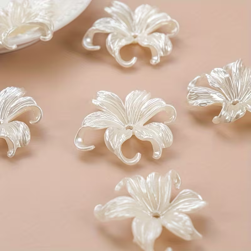 20 peças de Contas de Flor Íri - Jewelry Making For Adults avaliação e preço