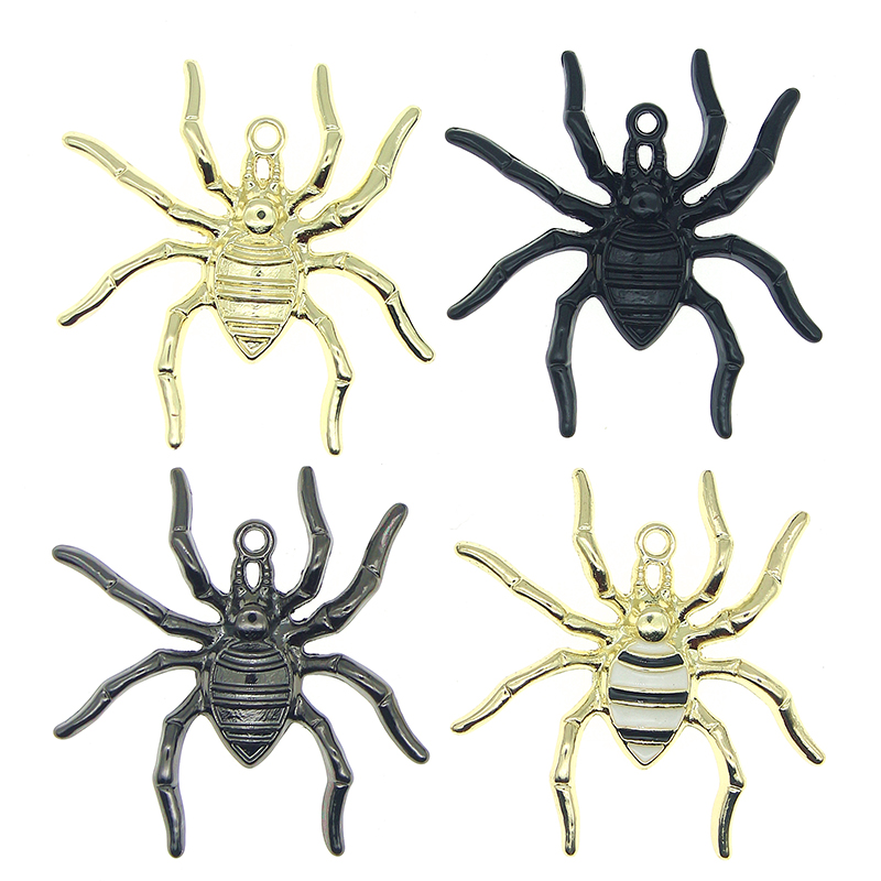 10 pçs/lote 35*37mm Aranha Enc - Jewelry Making Paris avaliação e preço