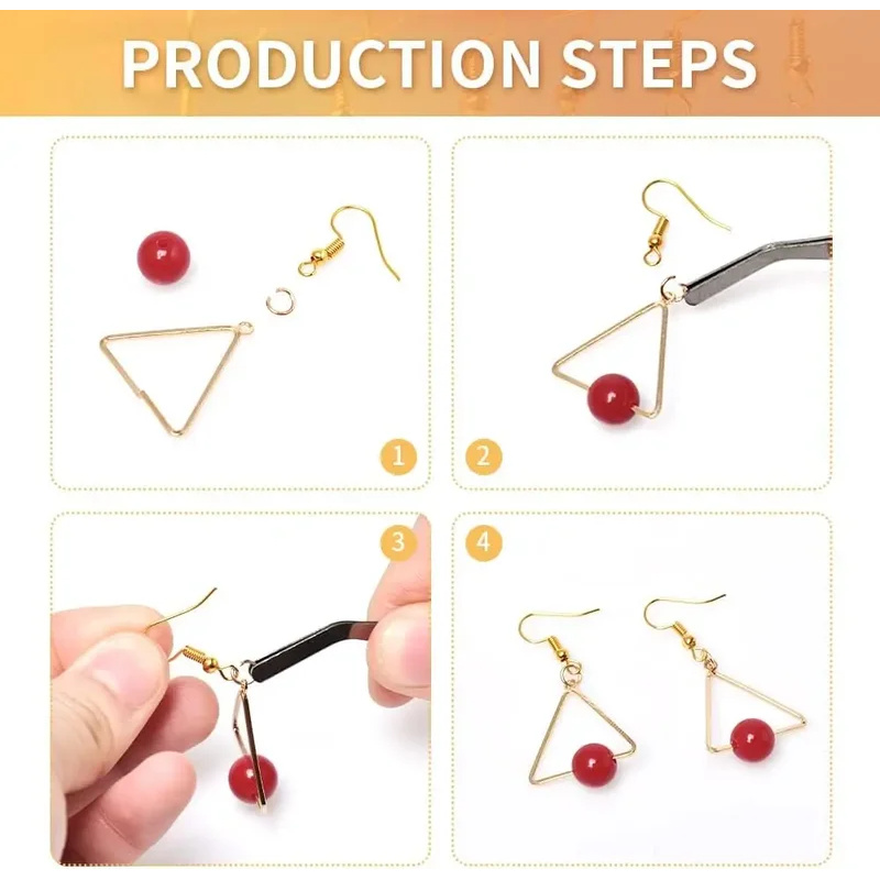 100/500 pçs diy brinco descobe - Jewelry Making Parts avaliação e preço