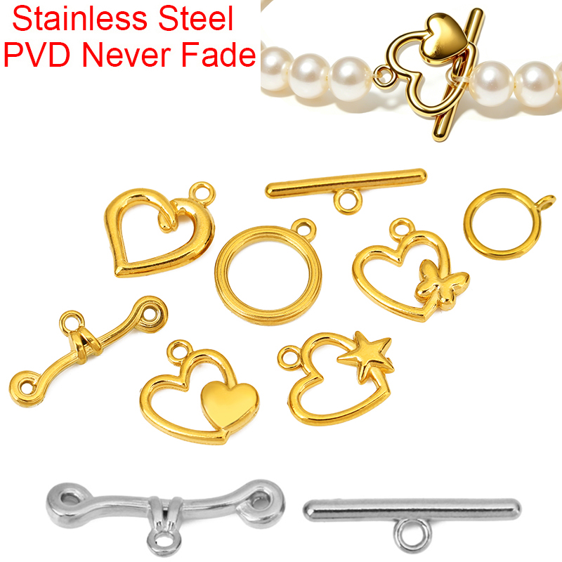5 conjuntos de fechos OT de aç - Jewelry Making Parts avaliação e preço