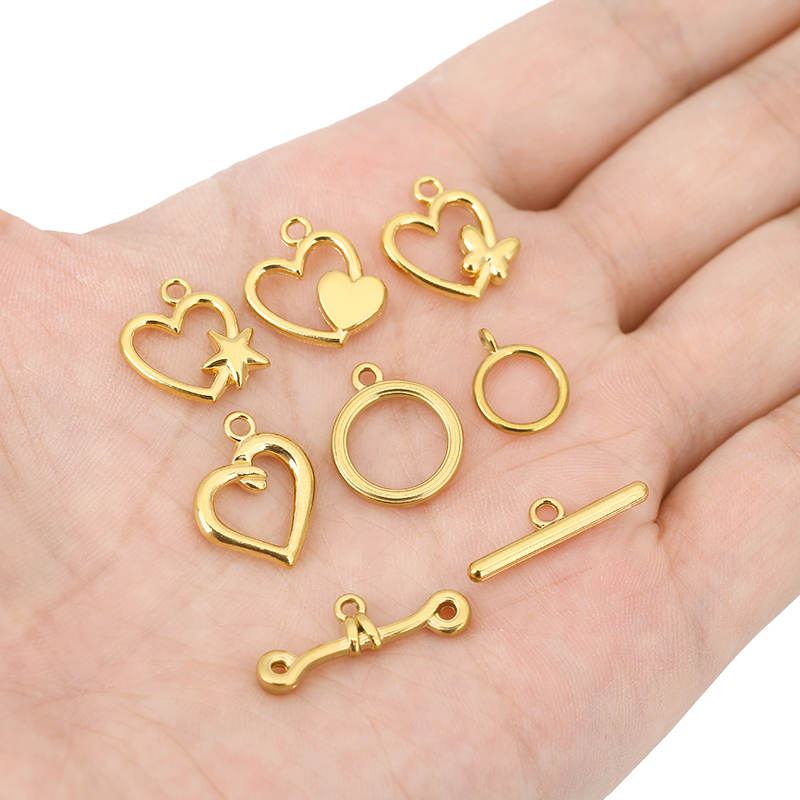 5 conjuntos de fechos OT de aç - Jewelry Making Parts avaliação e preço