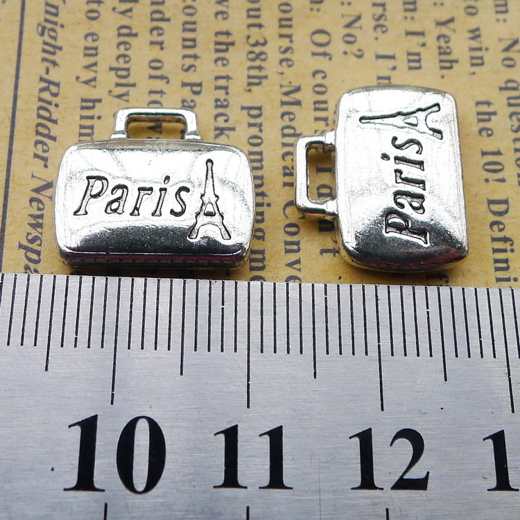 6 pçs/lote 14x17mm Cor Prata A - Jewelry Making Paris avaliação e preço