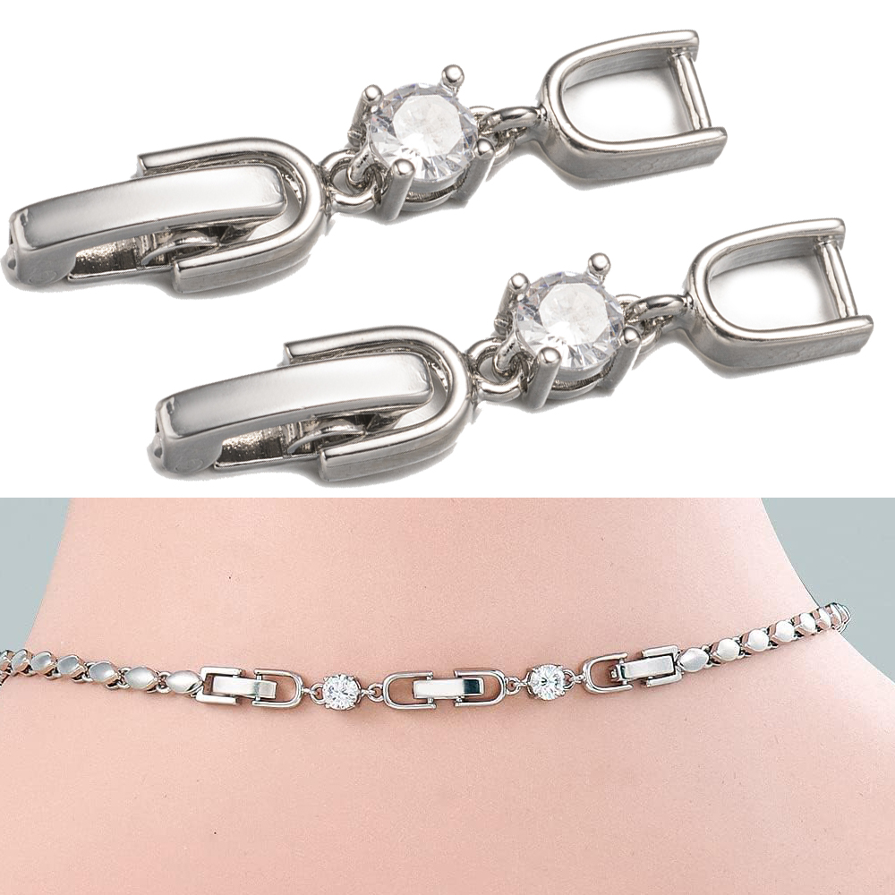 5 pçs branco banhado a ouro cr - Jewelry Making Set avaliação e preço