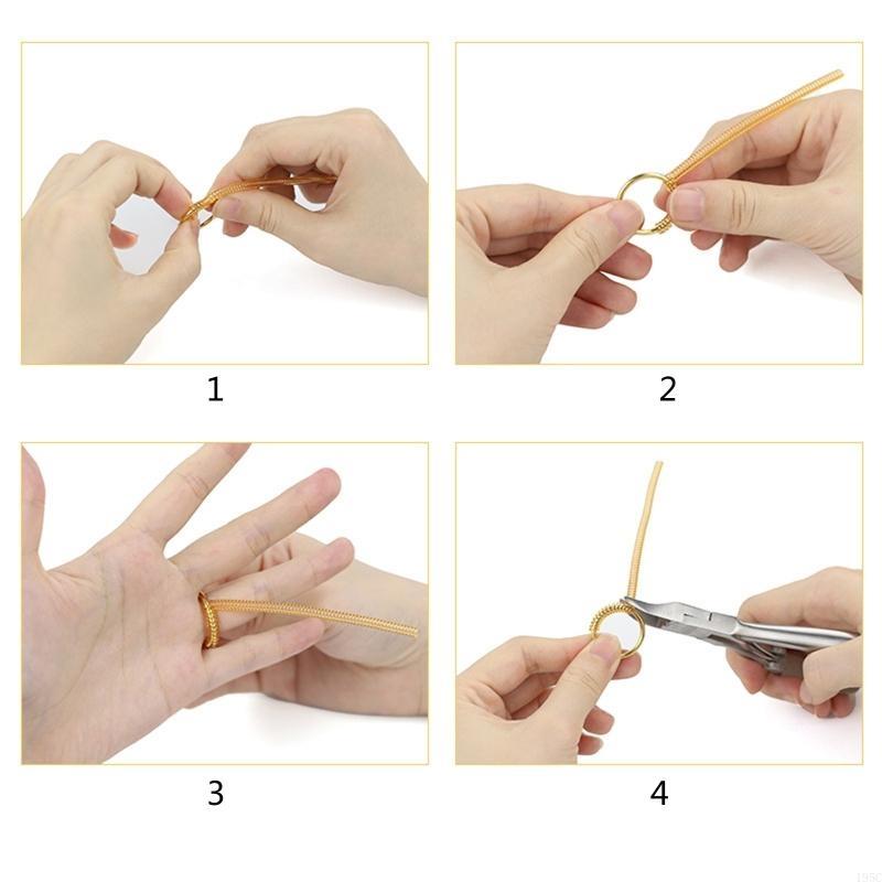 195C 4 Pcs Resizer Ajustador t - Jewelry Making Ring Tool avaliação e preço