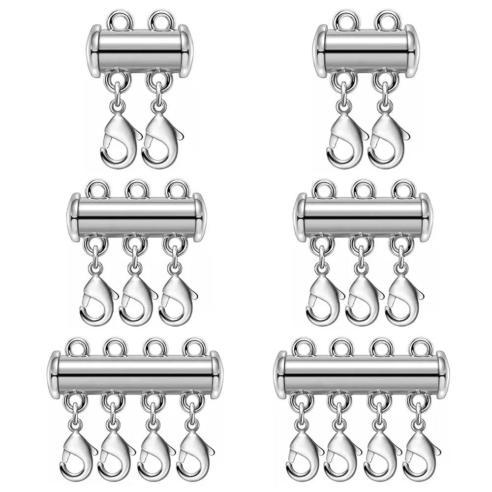 2 pçs multi fio colar camada l - Jewelry Making Metal avaliação e preço