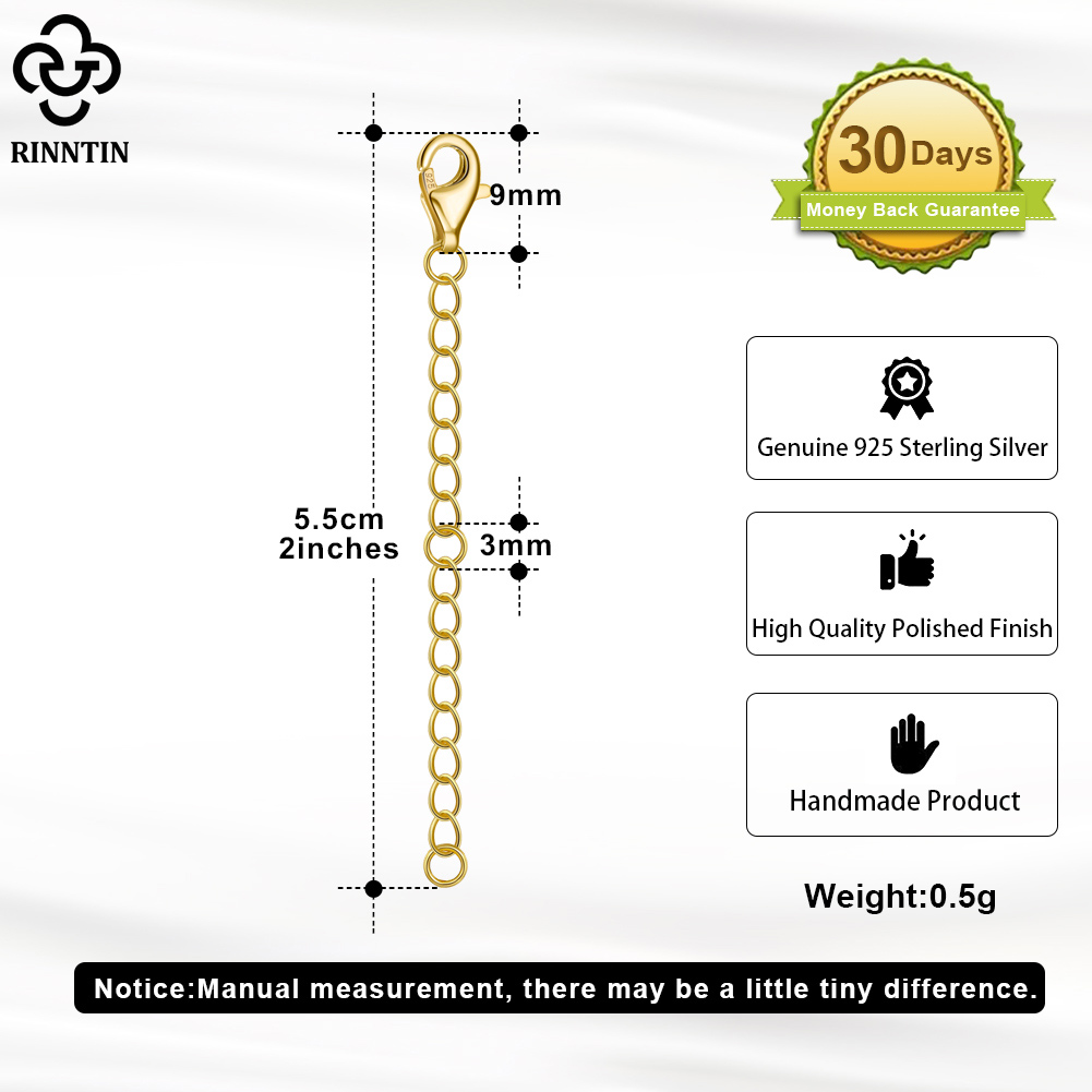 Rinntin-Genuine 925 Sterling S - Jewelry Making Singapore avaliação e preço