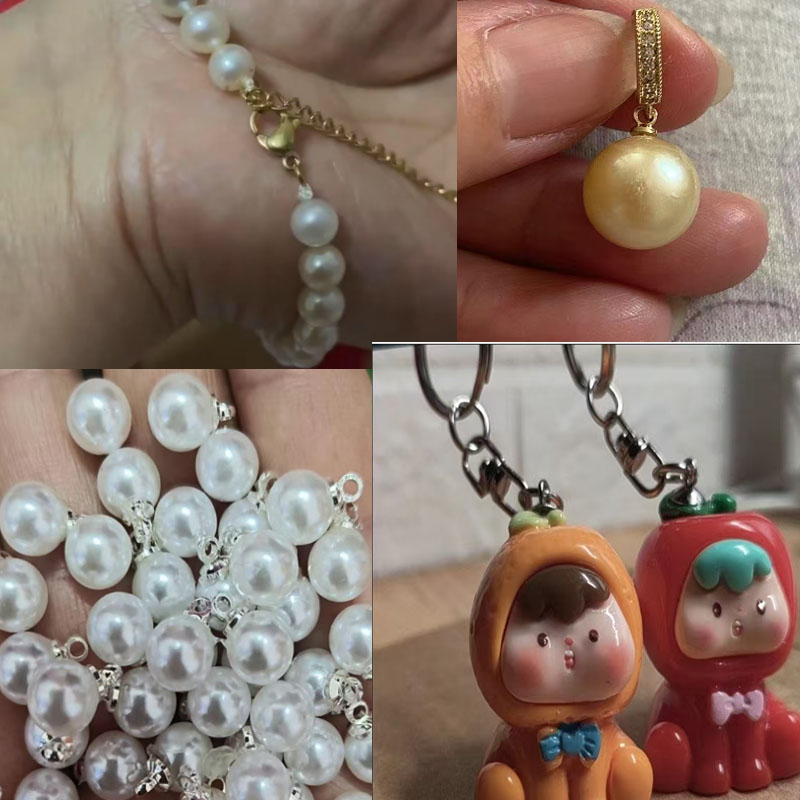 20 peças 4/5/6/8/10mm contas d - Jewelry Making Beads avaliação e preço