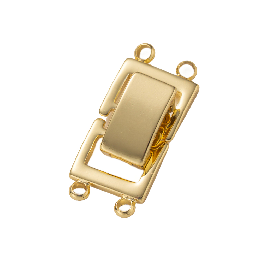 2 pçs 14k banhado a ouro fecho - Jewelry Making Metal avaliação e preço